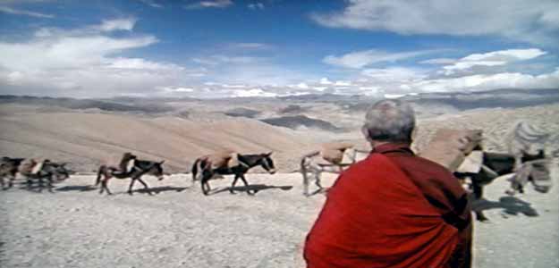 
Khamtruel Rinpoche looking towards Tibet from Upper Mustang - Mustang: Hidden Kingdom Video
